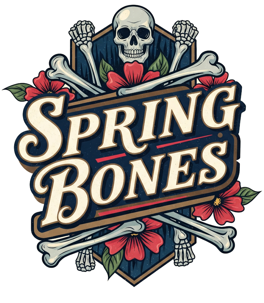 Spring Bones band logo – handcrafted traditional hard rock from the Berlin region